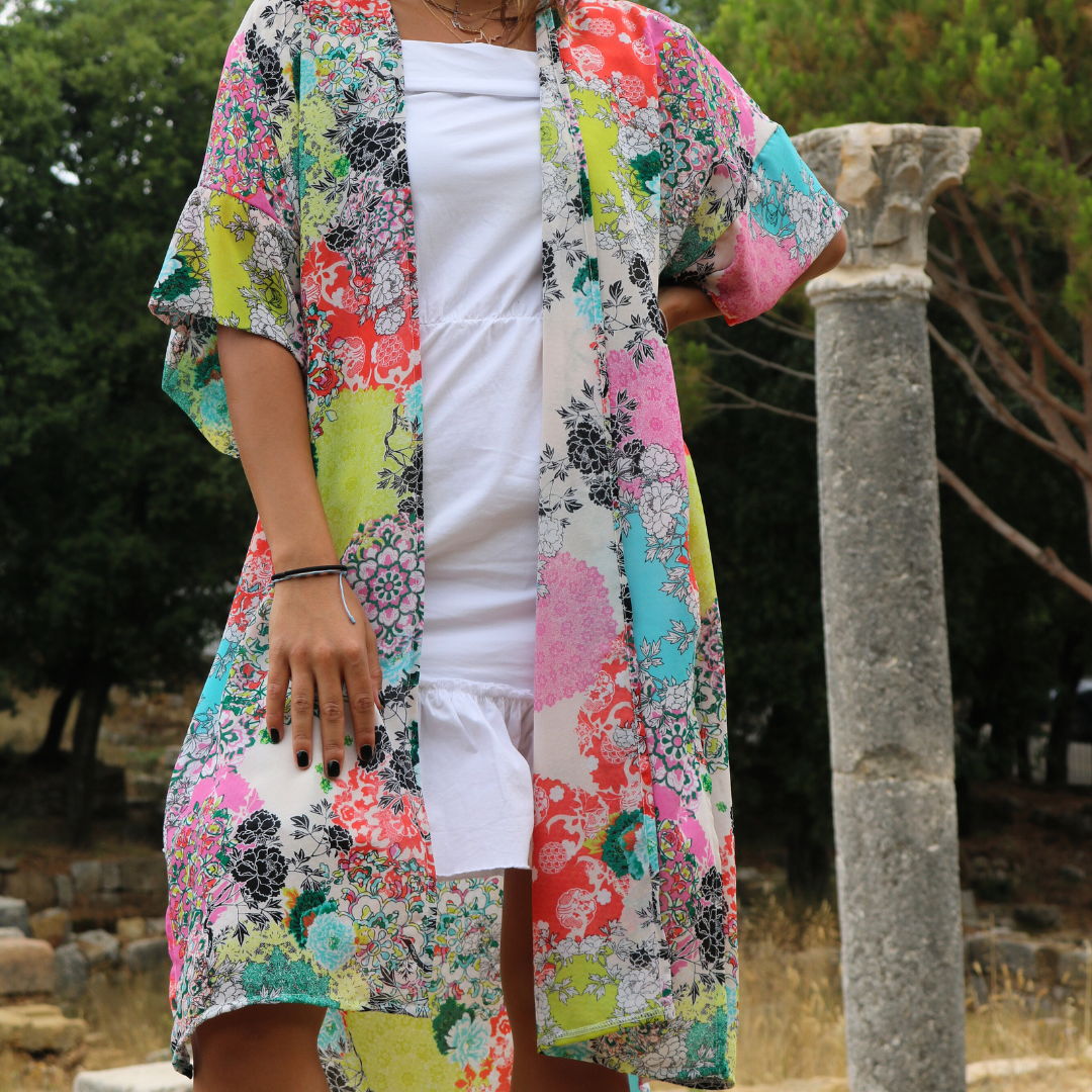 Colorful Floral Tunic