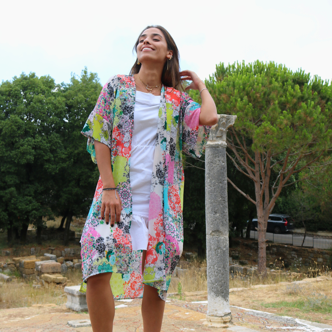 Colorful Floral Tunic