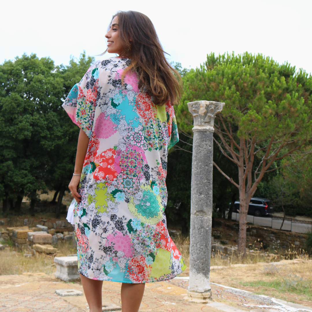 Colorful Floral Tunic