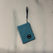 Small Eye with Navy & Light Blue Vegan Leather