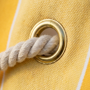 Diane - Yellow & White Striped with Rope Handle