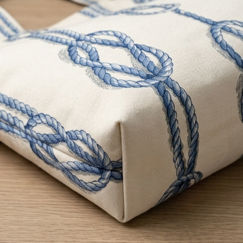 Dianne - White and Blue Knots