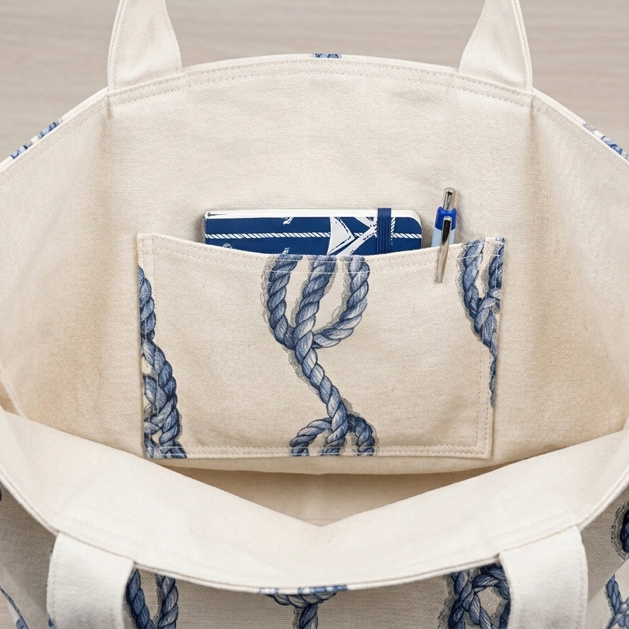 Dianne - White and Blue Knots