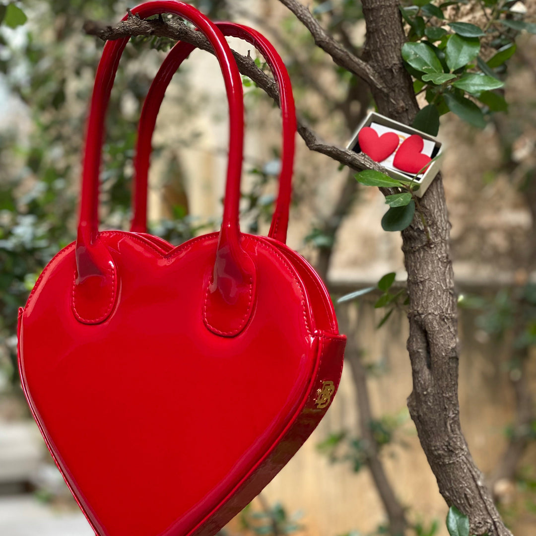 Red Heart Handbag