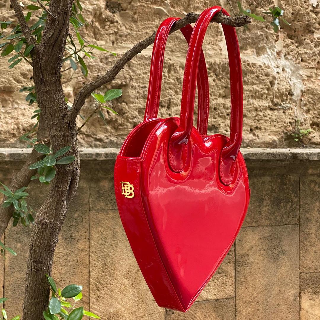 Red Heart Handbag
