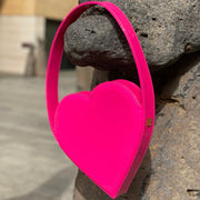Fuchsia Heart Baguette
