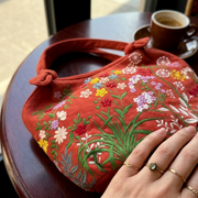Nam - Orange and Floral Embroidery