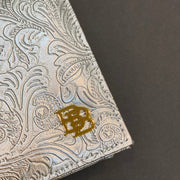 Silver, Floral Print