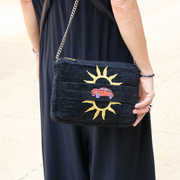 MultiBlack with Sun & Car Embroidery