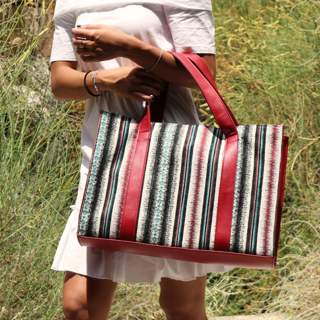 Red Blue White Tote